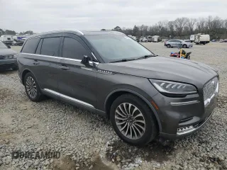 2020 Lincoln Aviator Reserve with VIN 5LM5J7WC1LGL09090, listed as a Copart auction lot 44200025 with 65,494 mi miles and Salvage title. Bid and sale history available at DreamBid. Image 4.