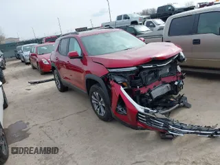 2025 Chevrolet Equinox AWD LT with VIN 3GNAXPEG2SL160909, listed as a IAAI auction lot 41718164 with 2,447 mi miles. Bid and sale history available at carsss.com. Image 1.