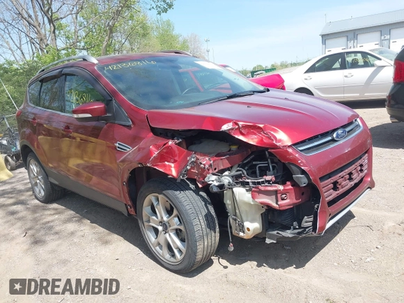 2015 Ford Escape Titanium with VIN 1FMCU0J92FUA38616, listed as a IAAI auction lot 42136816 with 131,941 mi miles and . Bid and sale history available at DreamBid. Image 6.