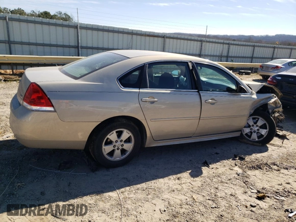2011 Chevrolet Impala with VIN 2G1WG5EK8B1218748, listed as a Copart auction lot 47046825 with Not Provided miles and Salvage Title. Bid and sale history available at DreamBid. Image 3.
