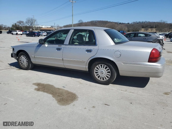 2007 Mercury Grand Marquis LS with VIN 2MEFM75V57X603726, listed as a Copart auction lot 48104695 with 190,615 mi miles and Salvage Title. Bid and sale history available at carsss.com. Image 2.