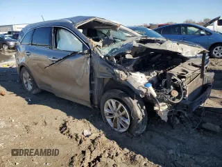 2017 Kia Sorento LX z VIN 5XYPG4A35HG265402, wystawiony jako Copart lot #79926994 z przebiegiem Nie podano mil oraz Szkoda całkowita • Salvage title. Historia ofert i sprzedaży dostępna na DreamBid. Obrazek 4.