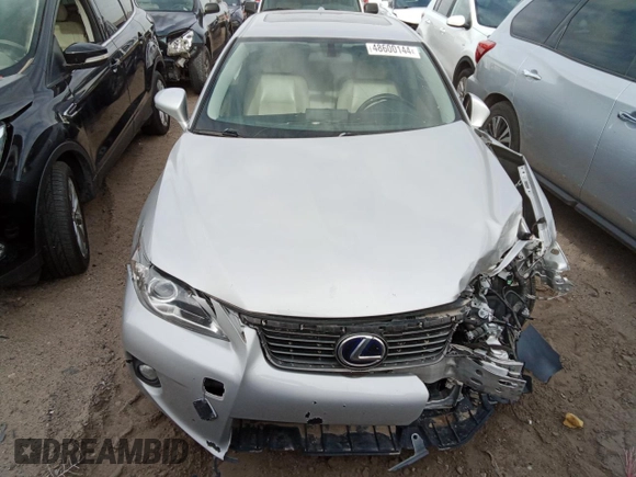 2012 Lexus CT 200h with VIN JTHKD5BH4C2071416, listed as a Copart auction lot 48600144 with 167,656 mi miles and Salvage Title. Bid and sale history available at carsss.com. Image 5.