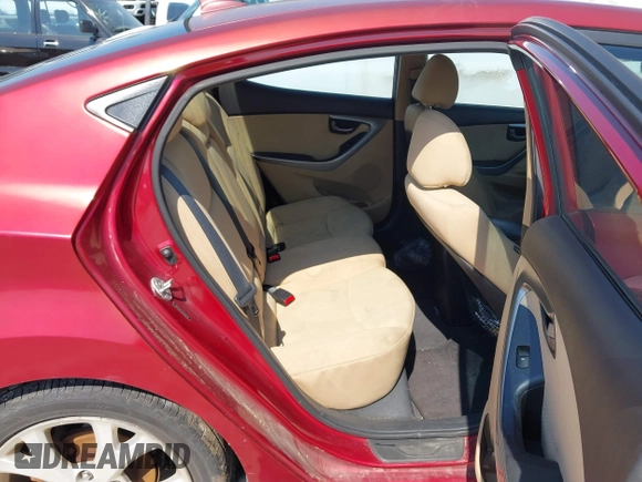 2013 Hyundai Elantra GLS z VIN 5NPDH4AE2DH264759, wystawiony jako IAAI lot #42259613 z przebiegiem 162 881 mil mil oraz . Historia ofert i sprzedaży dostępna na DreamBid. Obrazek 8.