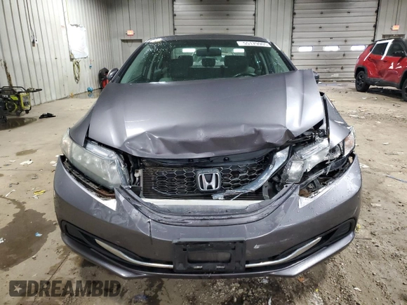 2015 Honda Civic LX with VIN 19XFB2F50FE026925, listed as a Copart auction lot 55179905 with 181,255 mi miles and Non Repairable. Bid and sale history available at DreamBid. Image 5.