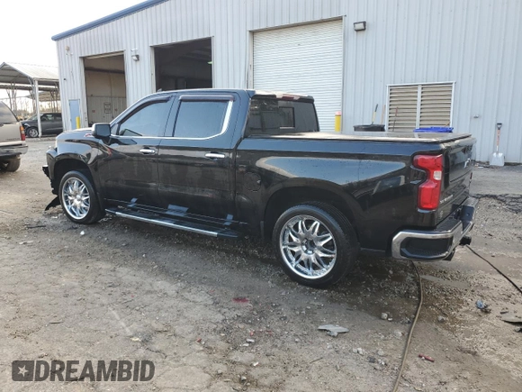 2021 Chevrolet Silverado 1500 LTZ with VIN 3GCUYGED2MG400206, listed as a Copart auction lot 44011685 with 52,249 mi miles and Salvage Title. Bid and sale history available at DreamBid. Image 2.
