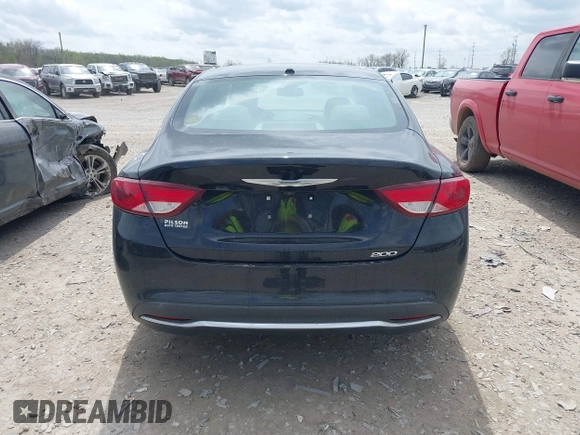 2015 Chrysler 200 Limited with VIN 1C3CCCAB6FN524453, listed as a IAAI auction lot 42075261 with 143,231 mi miles and . Bid and sale history available at DreamBid. Image 16.