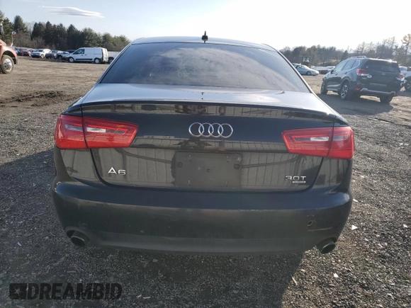 2013 Audi A6 Premium Plus with VIN WAUGGAFC6DN030112, listed as a Copart auction lot 47592835 with 196,190 mi miles and Salvage title. Bid and sale history available at DreamBid. Image 6.