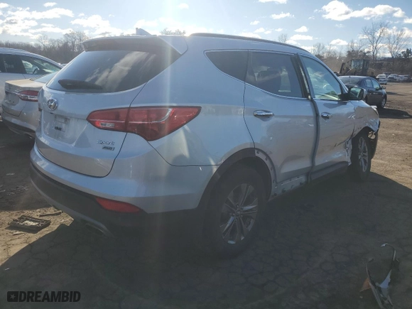 2014 Hyundai Santa Fe Sport with VIN 5XYZUDLB8EG228149, listed as a Copart auction lot 47058845 with NaN miles and Salvage Title. Bid and sale history available at carsss.com. Image 3.