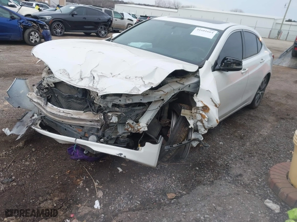 2016 Acura TLX V6 with VIN 19UUB2F31GA008736, listed as a IAAI auction lot 41601664 with 118,606 mi miles. Bid and sale history available at carsss.com. Image 17.