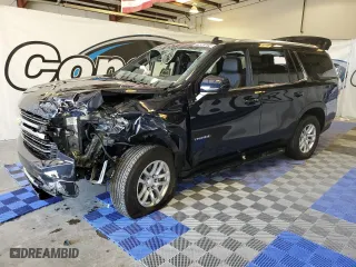 2024 Chevrolet Tahoe LT with VIN 1GNSKNKD6RR240704, listed as a Copart auction lot 76581814 with 19,900 mi miles and Non Repairable. Bid and sale history available at carsss.com. Image 1.