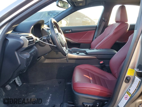 2015 Lexus IS 350 with VIN JTHBE1D24F5015381, listed as a Copart auction lot 86919204 with 62,229 mi miles and Salvage title. Bid and sale history available at DreamBid. Image 7.
