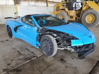 2020 Chevrolet Corvette 3LT with VIN 1G1Y82D45L5104956, listed as a Copart auction lot 54175685 with 49,295 mi miles and Salvage Title. Bid and sale history available at carsss.com. Image 4.