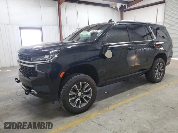 2021 Chevrolet Tahoe LS z VIN 1GNSKMKD2MR430504, wystawiony jako Copart lot #48783945 z przebiegiem 44 313 mil mil oraz Czysty tytuł • Clean title. Historia ofert i sprzedaży dostępna na DreamBid. Obrazek 1.