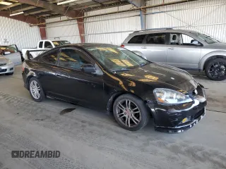 2006 Acura RSX with VIN JH4DC54806S023165, listed as a Copart auction lot 62896225 with 201,395 mi miles and Salvage title. Bid and sale history available at DreamBid. Image 4.