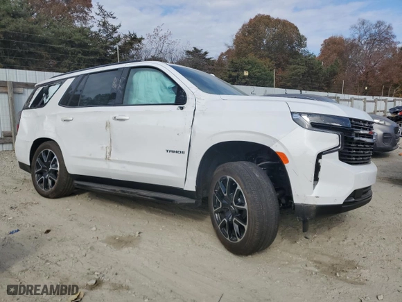 2024 Chevrolet Tahoe RST with VIN 1GNSKRKD7RR319435, listed as a Copart auction lot 78903654 with 3,194 mi miles and Salvage Title. Bid and sale history available at carsss.com. Image 4.