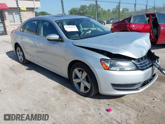2013 Volkswagen Passat SE with VIN 1VWBH7A36DC001528, listed as a IAAI auction lot 42568026 with 186,814 mi miles and . Bid and sale history available at DreamBid. Image 1.