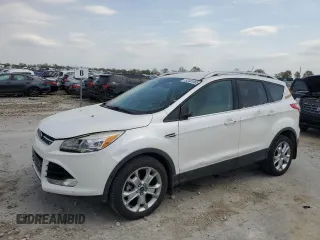 2015 Ford Escape Titanium with VIN 1FMCU0J96FUA49019, listed as a Copart auction lot 52481905 with 112,421 mi miles and Salvage Title. Bid and sale history available at carsss.com. Image 1.