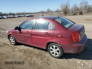 2006 Hyundai Accent GLS with VIN KMHCN46C66U038319, listed as a Copart auction lot 46668495 with 194,499 mi miles and Salvage Title. Bid and sale history available at carsss.com. Image 2.