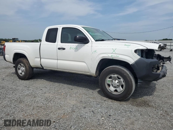2019 Toyota Tacoma SR with VIN 5TFSX5EN7KX068425, listed as a Copart auction lot 57580835 with 125,491 mi miles and Salvage title. Bid and sale history available at DreamBid. Image 4.