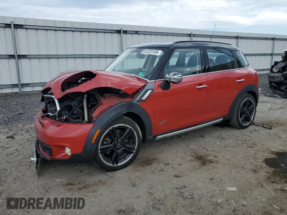2016 MINI Countryman S with VIN WMWZC5C51GWU01015, listed as a Copart auction lot 51223155 with 74,602 mi miles and Salvage Title. Bid and sale history available at DreamBid. Image 1.
