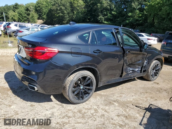 2018 BMW X6 xDrive35i with VIN 5UXKU2C53J0Z61708, listed as a Copart auction lot 68204043 with 41,396 mi miles. Bid and sale history available at carsss.com. Image 3.