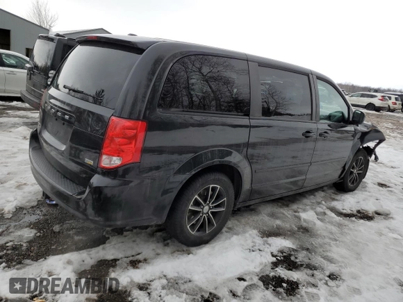 2017 Dodge Grand Caravan SE with VIN 2C4RDGBG2HR629291, listed as a Copart auction lot 46472625 with 164,108 mi miles and Salvage Title. Bid and sale history available at DreamBid. Image 3.
