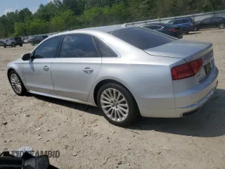 2014 Audi A8 4.0T z VIN WAUR2AFD5EN003727, wystawiony jako Copart lot #54324115 z przebiegiem 75 358 mil mil oraz Szkoda całkowita • Salvage title. Historia ofert i sprzedaży dostępna na DreamBid. Obrazek 2.