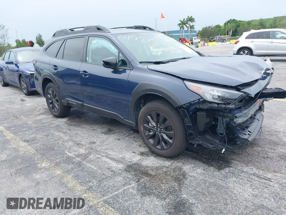 2025 Subaru Outback Onyx with VIN 4S4BTALC6S3177063, listed as a IAAI auction lot 42425905 with 6,541 mi miles and . Bid and sale history available at DreamBid. Image 1.
