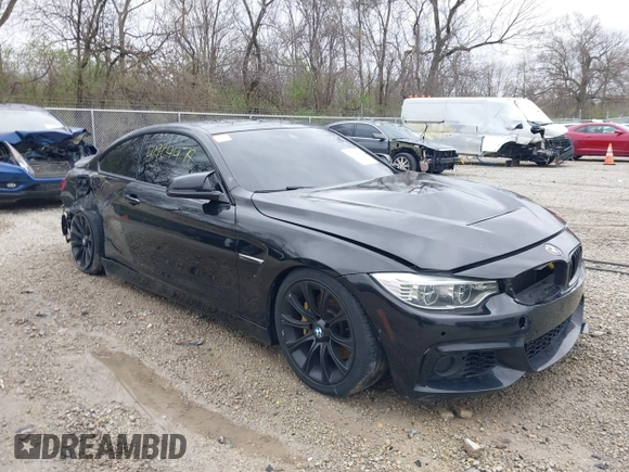 2014 BMW 4 Series 435i z VIN WBA3R1C59EF729230, wystawiony jako IAAI lot #41924478 z przebiegiem 109 357 mil mil oraz . Historia ofert i sprzedaży dostępna na DreamBid. Obrazek 1.
