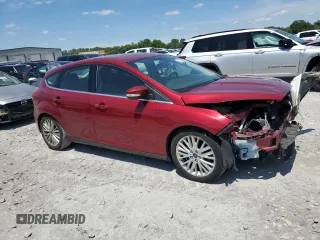 2016 Ford Focus Titanium with VIN 1FADP3N26GL202929, listed as a Copart auction lot 57466095 with 101,525 mi miles and Salvage title. Bid and sale history available at DreamBid. Image 4.