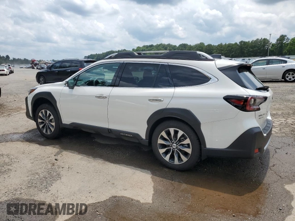 2025 Subaru Outback Touring with VIN 4S4BTAPC5S3149300, listed as a Copart auction lot 58577175 with 4,256 mi miles and Salvage title. Bid and sale history available at DreamBid. Image 2.