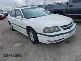 2001 Chevrolet Impala LS z VIN 2G1WH55K419267149, wystawiony jako IAAI lot #42125294 z przebiegiem 116 852 mil mil oraz . Historia ofert i sprzedaży dostępna na DreamBid. Obrazek 1.