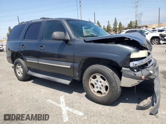 2005 Chevrolet Tahoe LS with VIN 1GNEC13VX5R115306, listed as a Copart auction lot 62836105 with 150,716 mi miles and Salvage title. Bid and sale history available at DreamBid. Image 4.