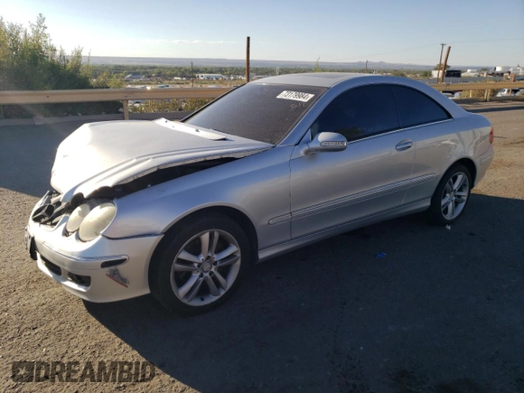 2008 Mercedes-Benz CLK 350 with VIN WDBTJ56H48F237022, listed as a Copart auction lot 73179984 with 115,737 mi miles and Salvage Title. Bid and sale history available at DreamBid. Image 1.