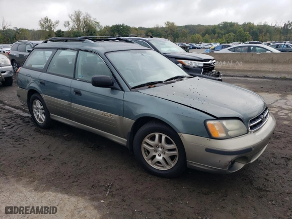 2001 Subaru Legacy Wagon Outback w/RL Equip with VIN 4S3BH675217632027, listed as a Copart auction lot 73150534 with 92,418 mi miles and Clean Title. Bid and sale history available at carsss.com. Image 4.