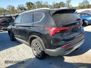 2023 Hyundai Santa Fe Hybrid SEL Premium with VIN 5NMS3DA14PH023676, listed as a Copart auction lot 75521434 with 4,222 mi miles and Salvage Title. Bid and sale history available at carsss.com. Image 2.