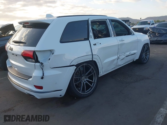 2018 Jeep Grand Cherokee Overland z VIN 1C4RJFCG7JC158464, wystawiony jako IAAI lot #42056386 z przebiegiem 94 608 mil mil oraz . Historia ofert i sprzedaży dostępna na DreamBid. Obrazek 6.