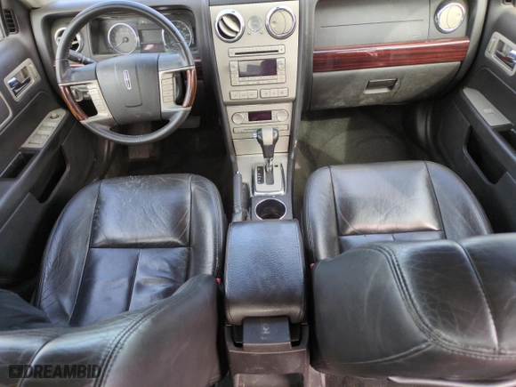 2007 Lincoln MKZ with VIN 3LNHM28T87R648435, listed as a Copart auction lot 51979385 with 143,388 mi miles and Salvage Title. Bid and sale history available at carsss.com. Image 8.