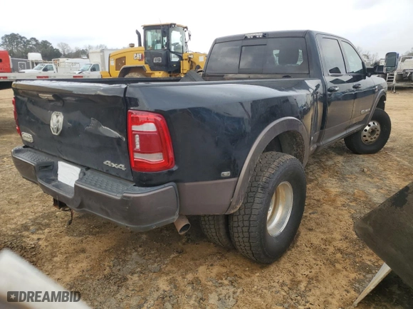 2019 Ram 3500 Longhorn with VIN 3C63RRKL5KG555465, listed as a Copart auction lot 44259325 with 116,902 mi miles and Salvage Title. Bid and sale history available at carsss.com. Image 3.