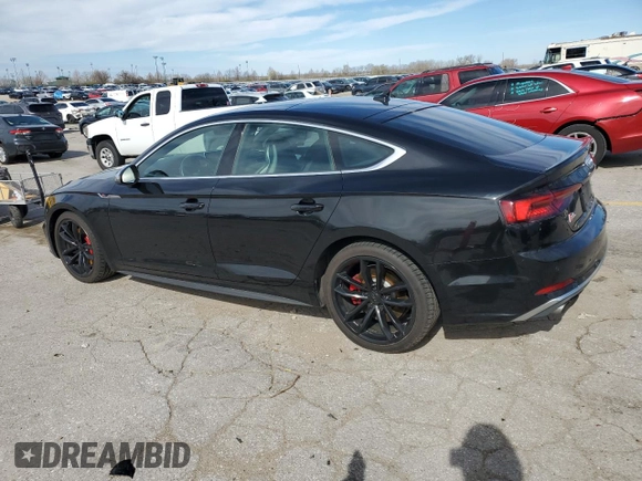 2018 Audi S5 Sportback Prestige z VIN WAUC4CF53JA062183, wystawiony jako Copart lot #50242895 z przebiegiem 101 244 mil mil oraz Czysty tytuł • Clean title. Historia ofert i sprzedaży dostępna na DreamBid. Obrazek 2.