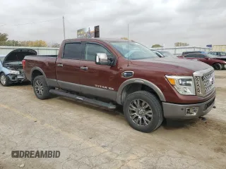 2017 Nissan Titan XD SV with VIN 1N6BA1F47HN524439, listed as a Copart auction lot 78552924 with 139,696 mi miles and Salvage Title. Bid and sale history available at carsss.com. Image 4.