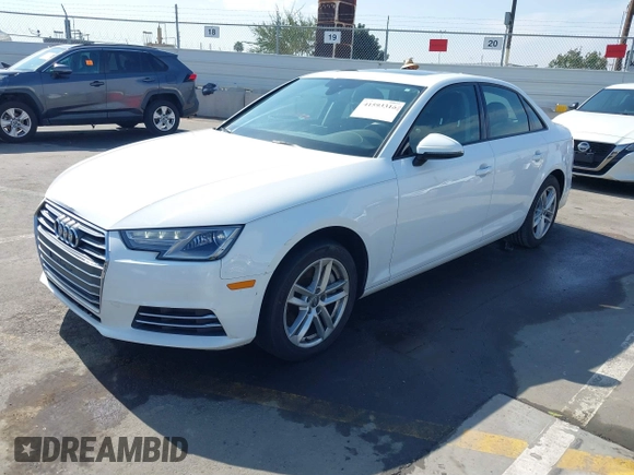 2017 Audi A4 Premium with VIN WAUGNAF46HN021107, listed as a IAAI auction lot 41593316 with 103,205 mi miles. Bid and sale history available at carsss.com. Image 17.