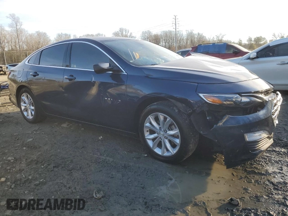 2020 Chevrolet Malibu LT with VIN 1G1ZD5ST7LF077765, listed as a Copart auction lot 43127835 with 83,640 mi miles and Salvage Title. Bid and sale history available at DreamBid. Image 4.