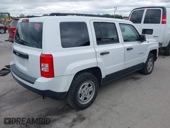 2015 Jeep Patriot Sport with VIN 1C4NJPBB1FD149769, listed as a IAAI auction lot 41601345 with 78,895 mi miles. Bid and sale history available at carsss.com. Image 4.