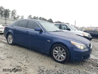 2004 BMW 5 Series 545iA with VIN WBANB33564B111040, listed as a Copart auction lot 83498654 with 100,176 mi miles and Salvage Title. Bid and sale history available at carsss.com. Image 4.