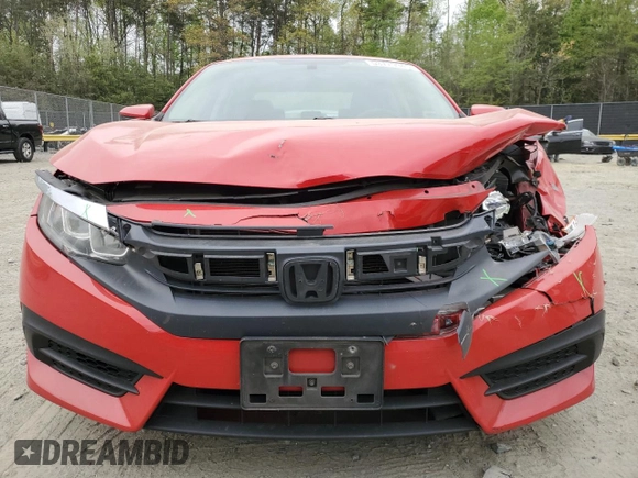 2016 Honda Civic EX with VIN 2HGFC2F77GH518504, listed as a Copart auction lot 53779945 with 158,932 mi miles and Salvage Title. Bid and sale history available at DreamBid. Image 5.