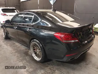 2019 Genesis G70 Advanced with VIN KMTG54LE6KU037582, listed as a IAAI auction lot 42099548 with 63,044 mi miles and . Bid and sale history available at DreamBid. Image 3.