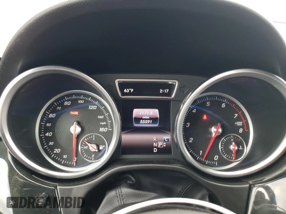 2017 Mercedes-Benz GLE 350 with VIN 4JGDA5HB7HA976621, listed as a Copart auction lot 58548855 with 55,591 mi miles and Salvage title. Bid and sale history available at DreamBid. Image 9.
