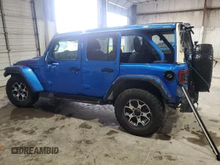 2021 Jeep Wrangler Unlimited Rubicon with VIN 1C4HJXFN6MW756530, listed as a Copart auction lot 51976395 with Not provided miles and Salvage title. Bid and sale history available at DreamBid. Image 2.